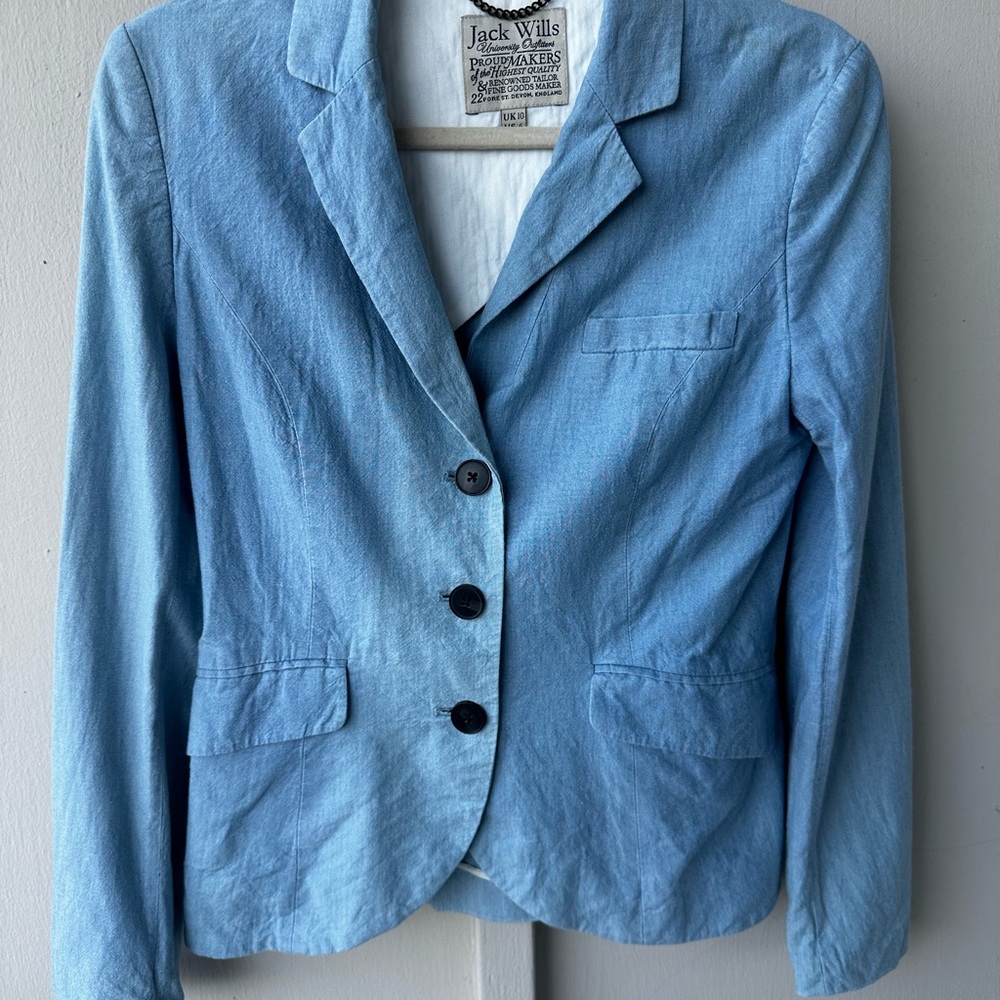 Jack Wills Women's Sky Blue Blazer